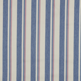 Verhees - Denim - Stripes - Garengeverfd - Camel Blue