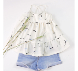 Ikatee Patterns - Lena  Top or Dress - 3-12 jaar  - Paper Sewing Pattern