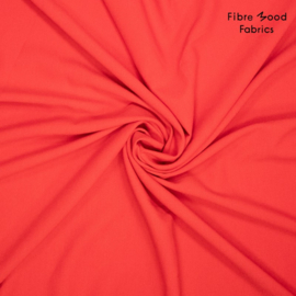 Crepe - Stretch  - Viscose Polyester Mix  - Red 030
