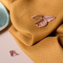 Atelier Brunette | Dobby -  Ochre  |  Viscose