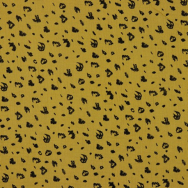 Double Gauze |  Leopard -  Ochre