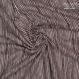 Fibremood - Linnen Stripes - Brown  - Wanda/Jemma