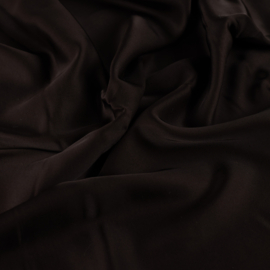Viscose Satijn - Dark Brown 580