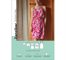 Ikatee Pattern | Zanzibar - Dames - Top en Jurk - Maat 32 - 52