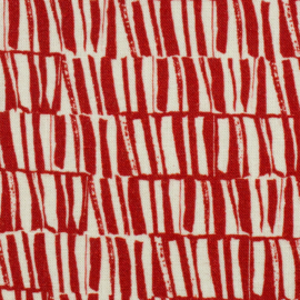 Viscose - Linnen | Swafing - Silas - Red  - White