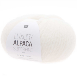 Rico Design - Luxury Alpaca Superfine Aran - Creme 001 