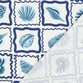 Verhees Textiles - Canvas - Shells - Off White