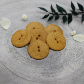 Atelier Brunette  Buttons | Corozo | Palm - Ochre  - 20 mm