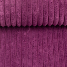 Swafing - Wanja - Brede ribcord - Bekledingstof . Upholstery - Dark Fuchsia 639