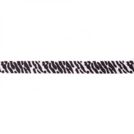 41949 elastisch biaisband zebra 15mm