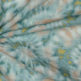 Double Gauze - Tie Dye -  Teal