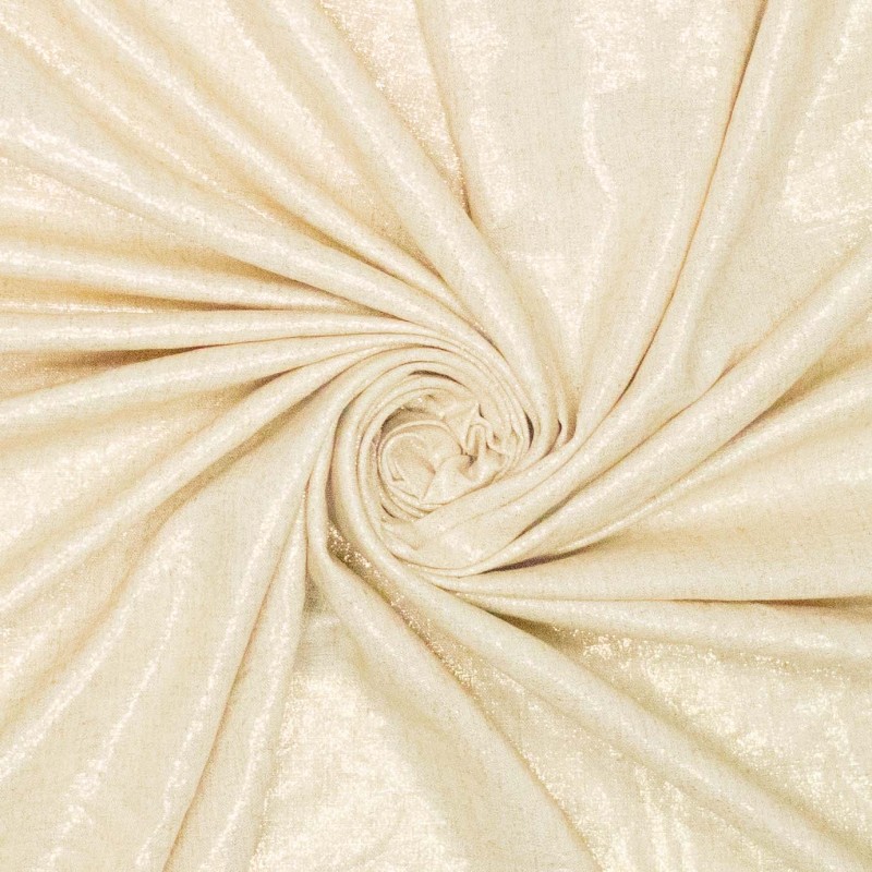 Fibremood editie 34 -  Viscose Linnen Glitter   - Gold - Tesni Mimi