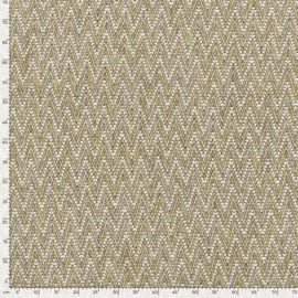 Jacquard - Zigzag - Olive Green