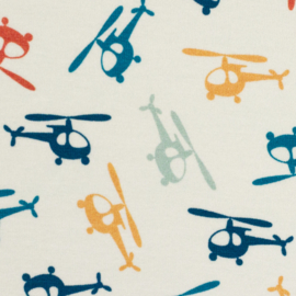 Swafing Tricot Print | Helicopter