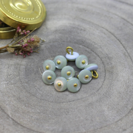 Atelier Brunette  Buttons |  Jewel - Sage  9 mm