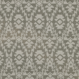 Double Gauze Jacquard - Aztec - Olive Green