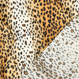 Animal Skin Velboa - Leopard - Brown