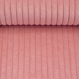 Swafing - Wanja - Brede ribcord - Bekledingstof . Upholstery   - Old Rose 435