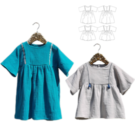 Ikatee Pattern | Sakura - Blouse & Dress - Girl 3/12