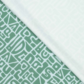 Lycra Yoga - Abstract   - Green