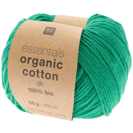 Rico Design - Essentials - Organic Cotton dk - Emerald Green 024