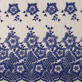 Broderie -  Katoen  -  Flowers
