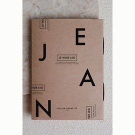 Atelier Brunette - Le Jean Wide Leg    - Paper Sewing Pattern