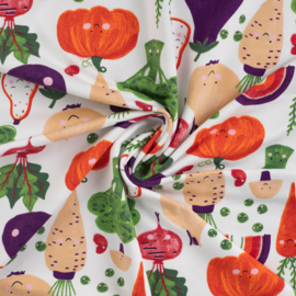 French Terry - Print -  Vegetables