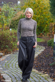 Swafing Tricot Jersey  - Autumn Damask by Bienvenido  - Black