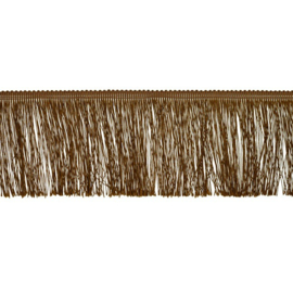 Franjeband  | 10 cm | Choco  - 32883