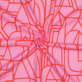 Nerida Hansen - Cotton Voile - Town  - Pink