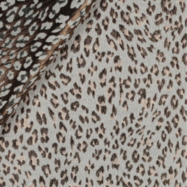 Verhees Textiles - Jacquard Lurex Double Sided - Animal Skin - Beige