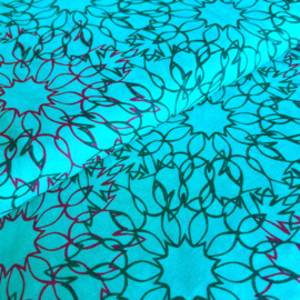 Beach Collection - Viscose  - Mandala  - Acqua