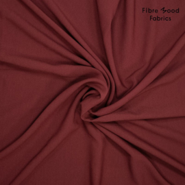 Crepe - Stretch  - Viscose Polyester Mix  - Wine 031