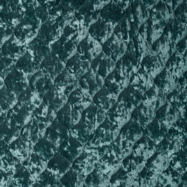 Quilt Velvet Fluweel - Dark Mintgreen