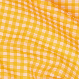 Katoen - Ruit - Neon Orange