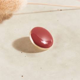 Atelier Brunette - Dotty Buttons - Terracotta  - 15 mm