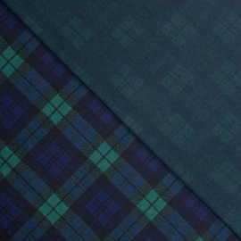 Ruit - Blackwatch Tartan - Viscose - Katoen