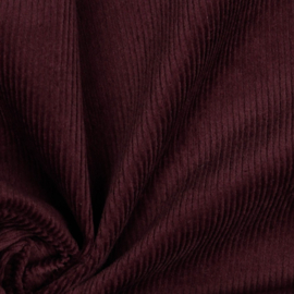 Ribcord washed | 8 W stretch | Aubergine 020