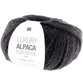 Rico Design - Luxury Alpaca Superfine Aran - Black 018