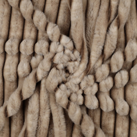 Imitatiebont - Ribbed - Sand