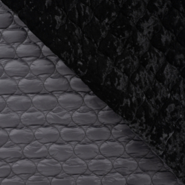 Quilt Velvet Fluweel - Black