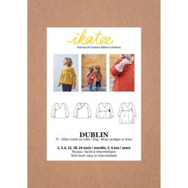 IKATEE | Dublin  Cardigan or Dress - Baby 1M/4Y - Paper Sewing Pattern