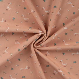 Qjutie - Wafelprint - Goose   - Blush