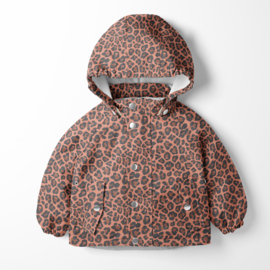 Raincoat - Aqua Protect - Waterdicht - Leopard  - Stone