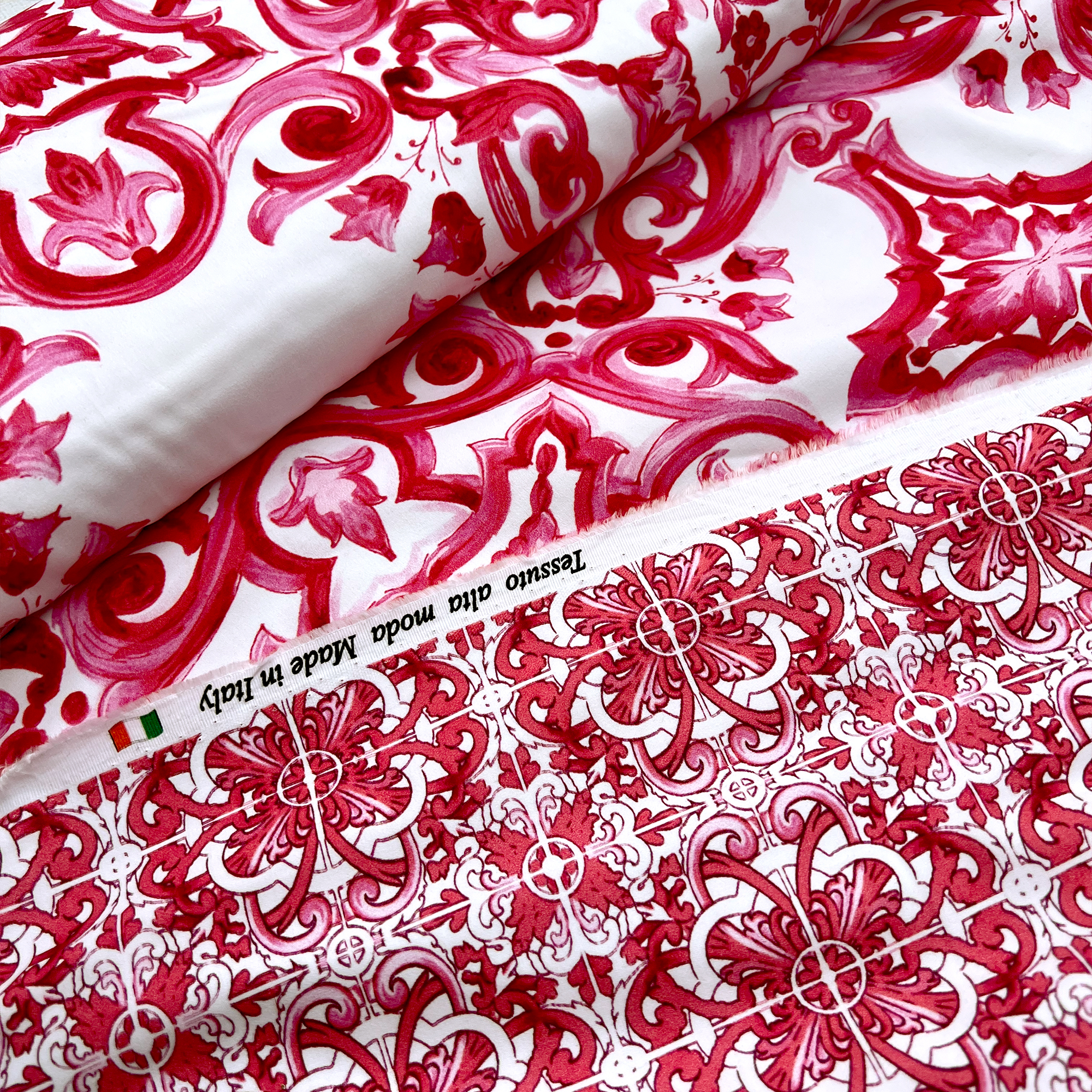 Deadstock - Katoen - Graphic Pink