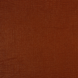 Double Gauze Glitter - Verhees Textiles - Rust