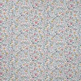Katoen Print | Flowers | Pastel Colors  001