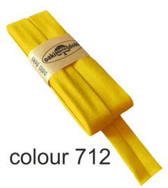 Tricot biaisband | Geel  | col. 712