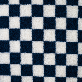 Teddy -  Blocks - White Navy